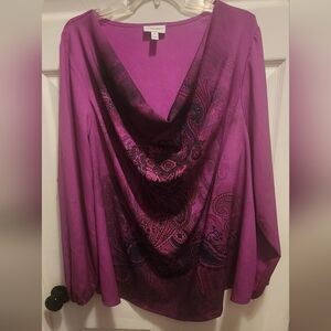 Fashion Bug Vibrant Purple Top